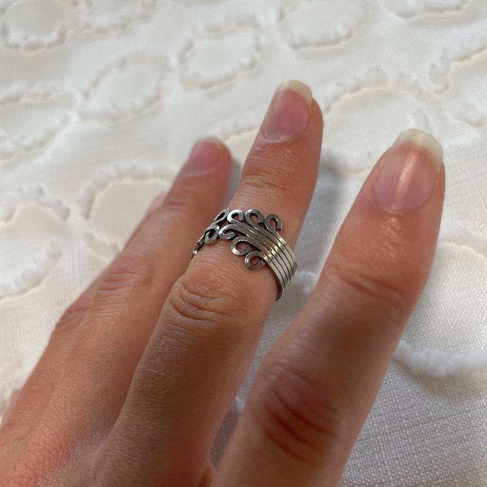 Art deco silver ring bundle - Picture 7 of 8
